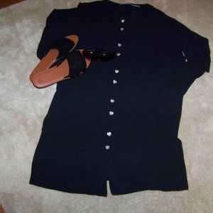 Resorts Plus Black Blouse or Swimsuit Cover Up L